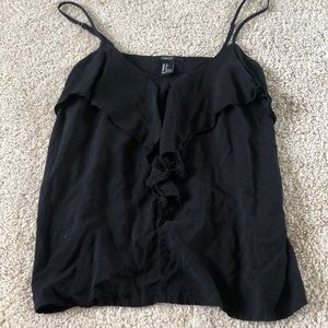 black flowy forever 21 tank